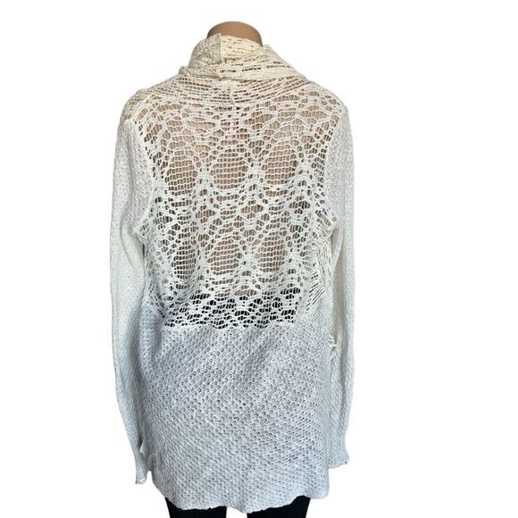 Free People Cowl Neck Crochet Sweater - Picture 3 of 5